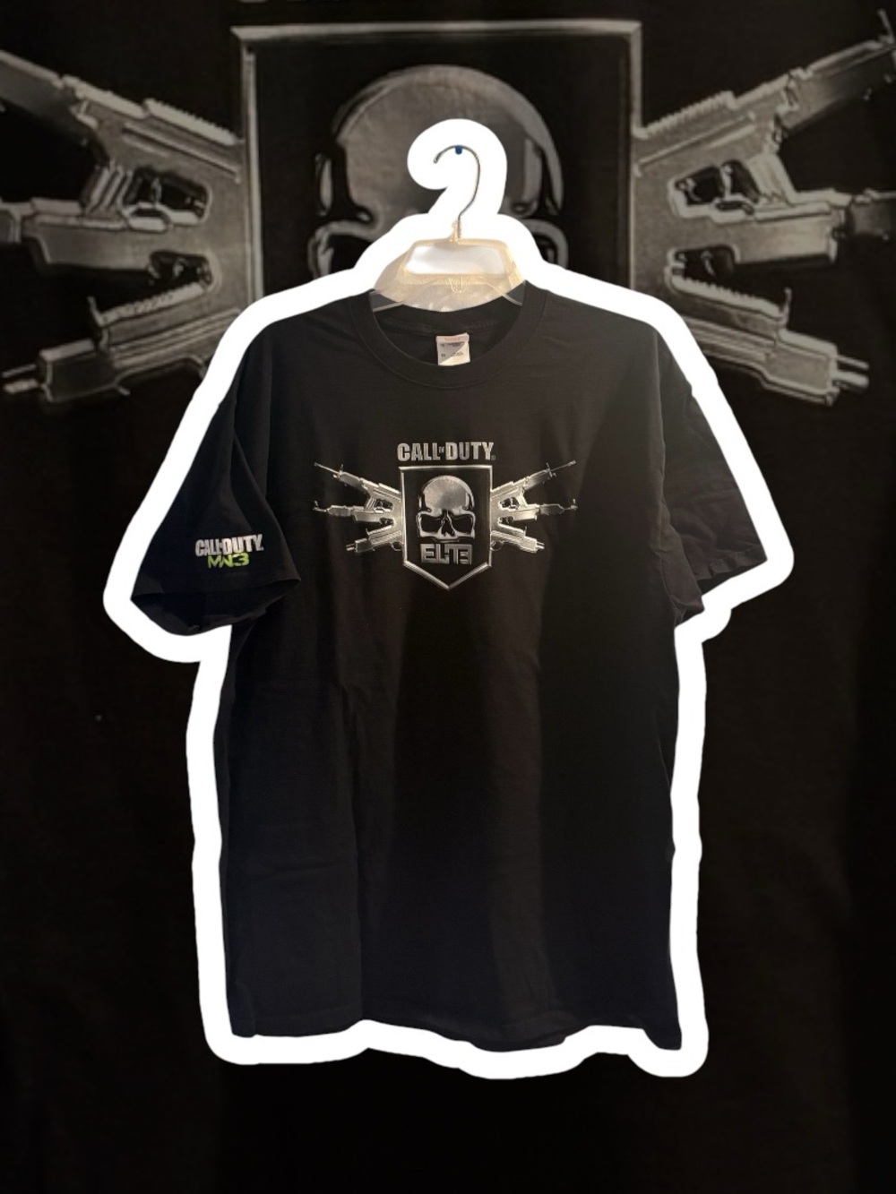 Elite Call of Duty MW3 2011 like new Black Graphic Tee - Men's Short Sleeve